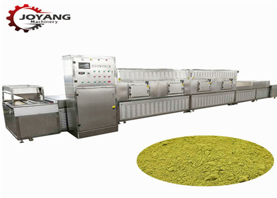 Автоматическая машина стерилизации микроволны порошка зеленого чая с управлением PLC